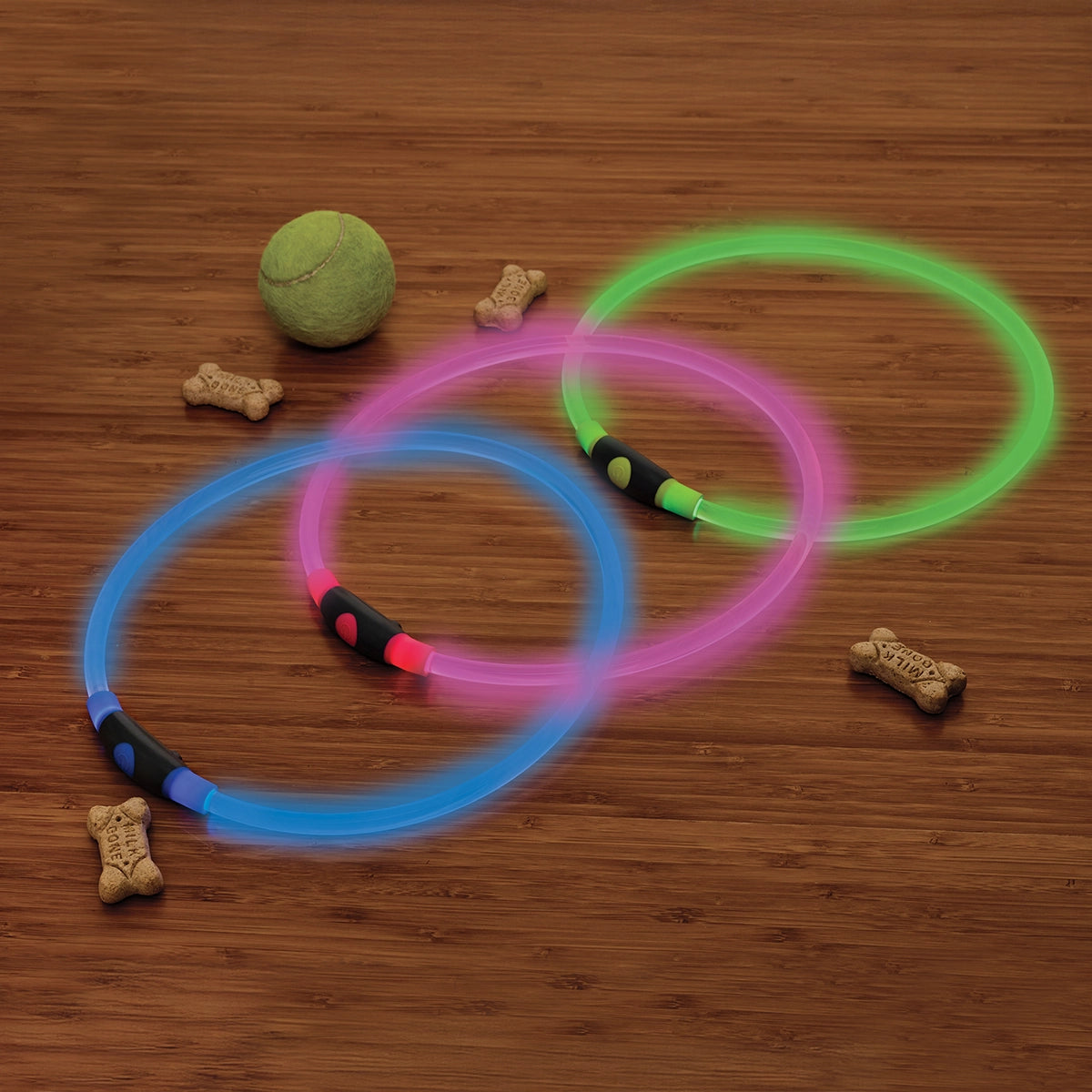 Nite Ize NiteHowl® Rechargeable LED Safety Necklace - Tie Dye Pink