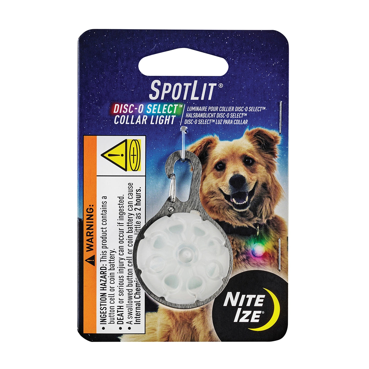 Nite Ize SpotLit® Collar Light - Disc-O Select™