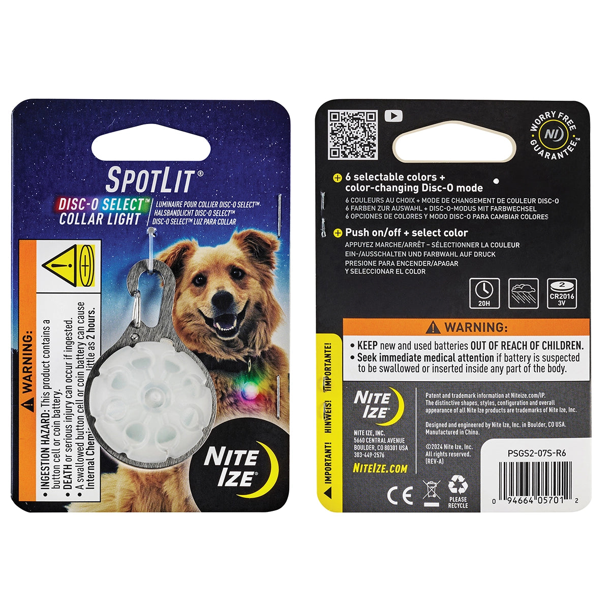 Nite Ize SpotLit® Collar Light - Disc-O Select™
