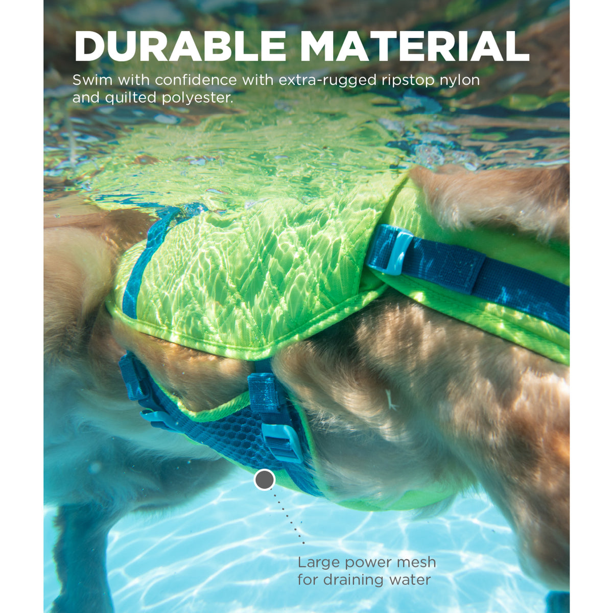 Outward Hound Standley Sport Life Jacket Green Medium