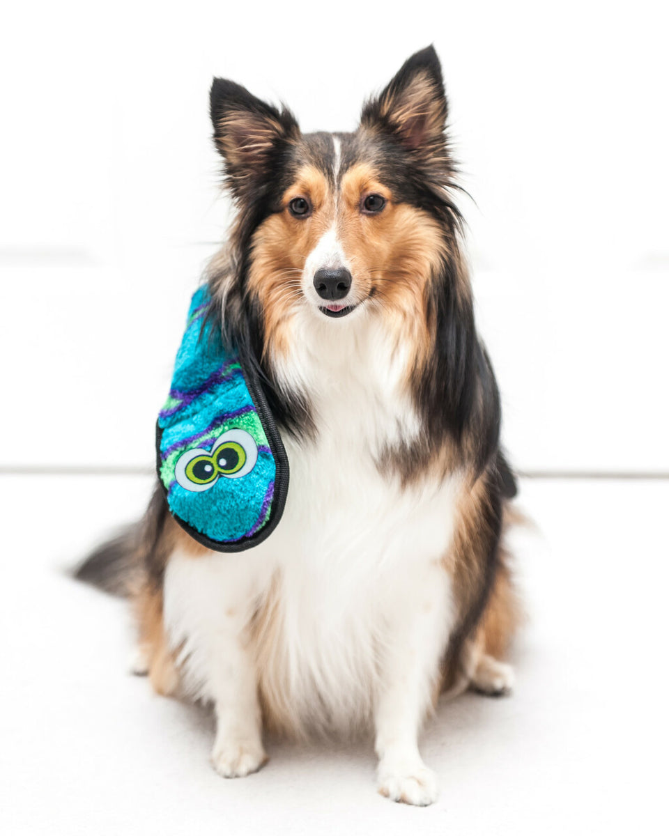 Outward Hound Invincibles Snake Durable Plush Dog Toy Blue XL