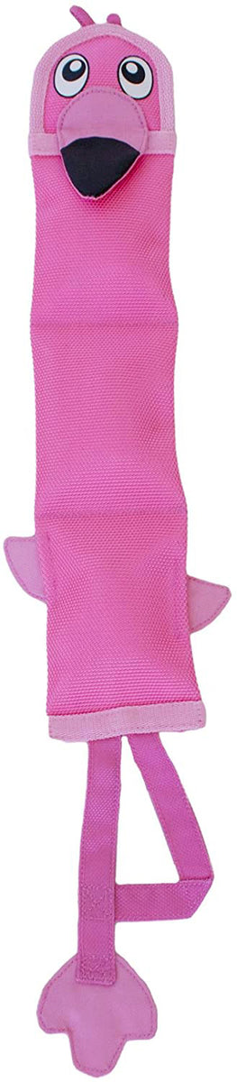 Outward Hound Fire Biterz Flamingo Plush Dog Toy Pink Large