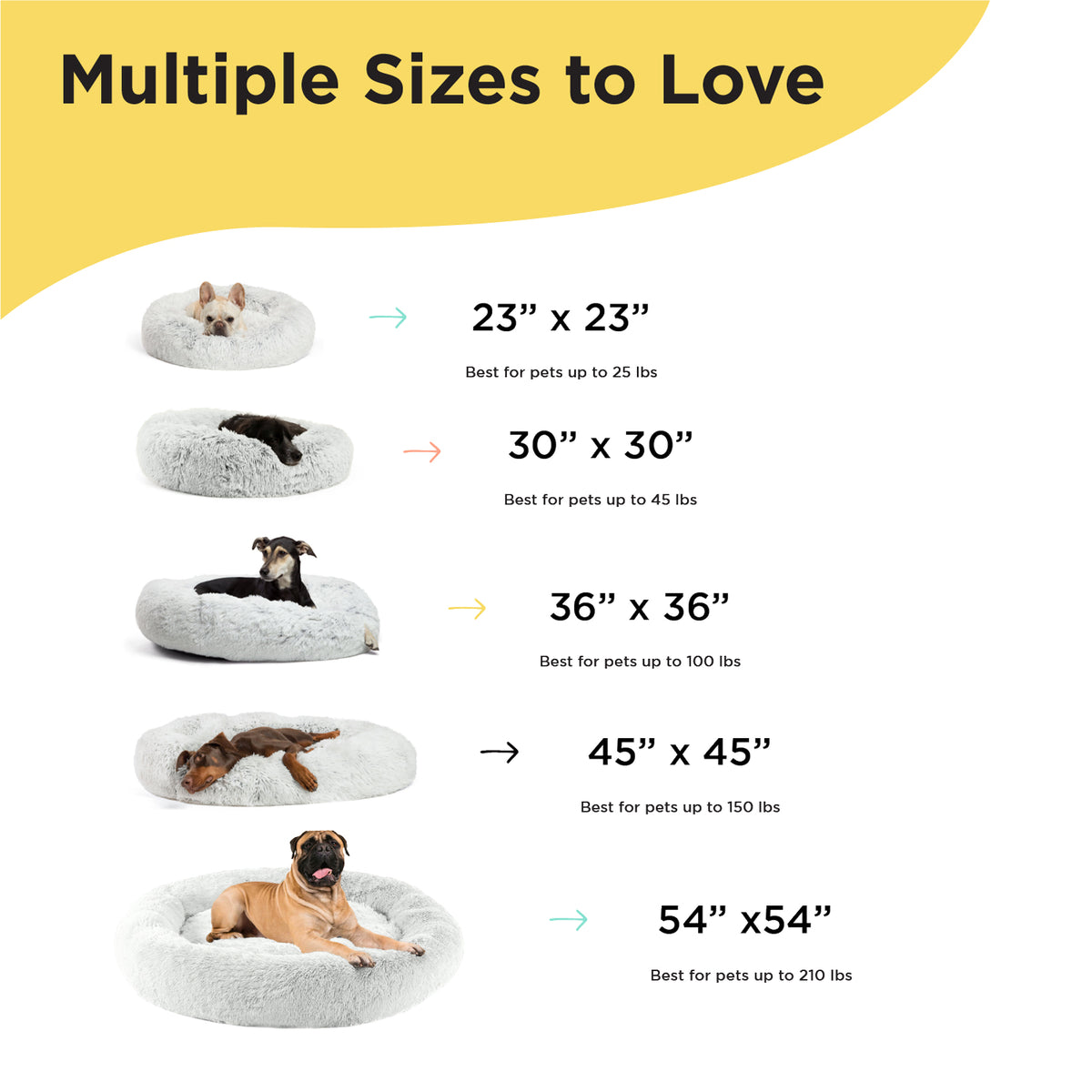 Best Friends by Sheri Donut Shag Frost 30x30