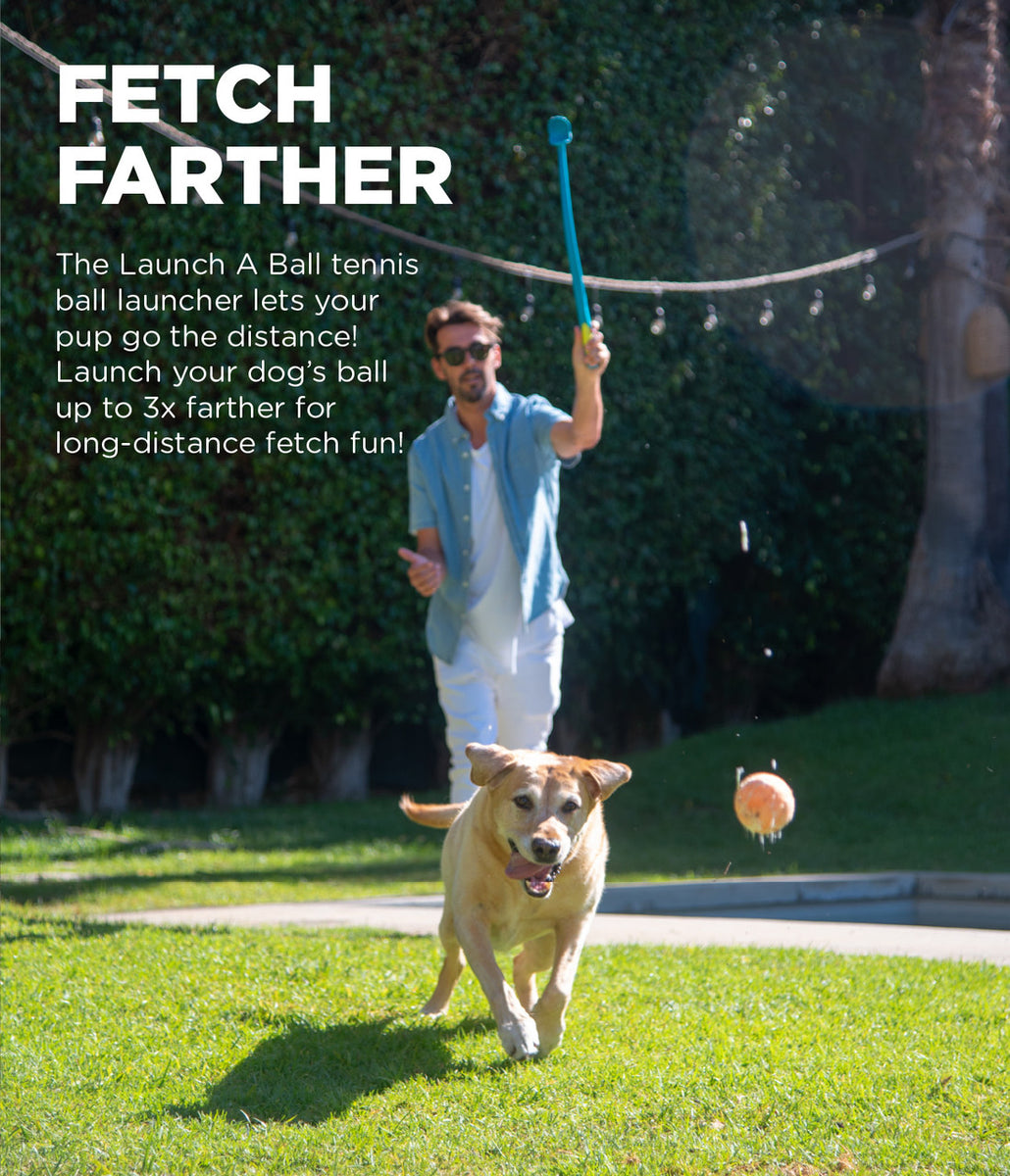 Outward Hound Launch A Ball Dog Ball Launcher Turquoise