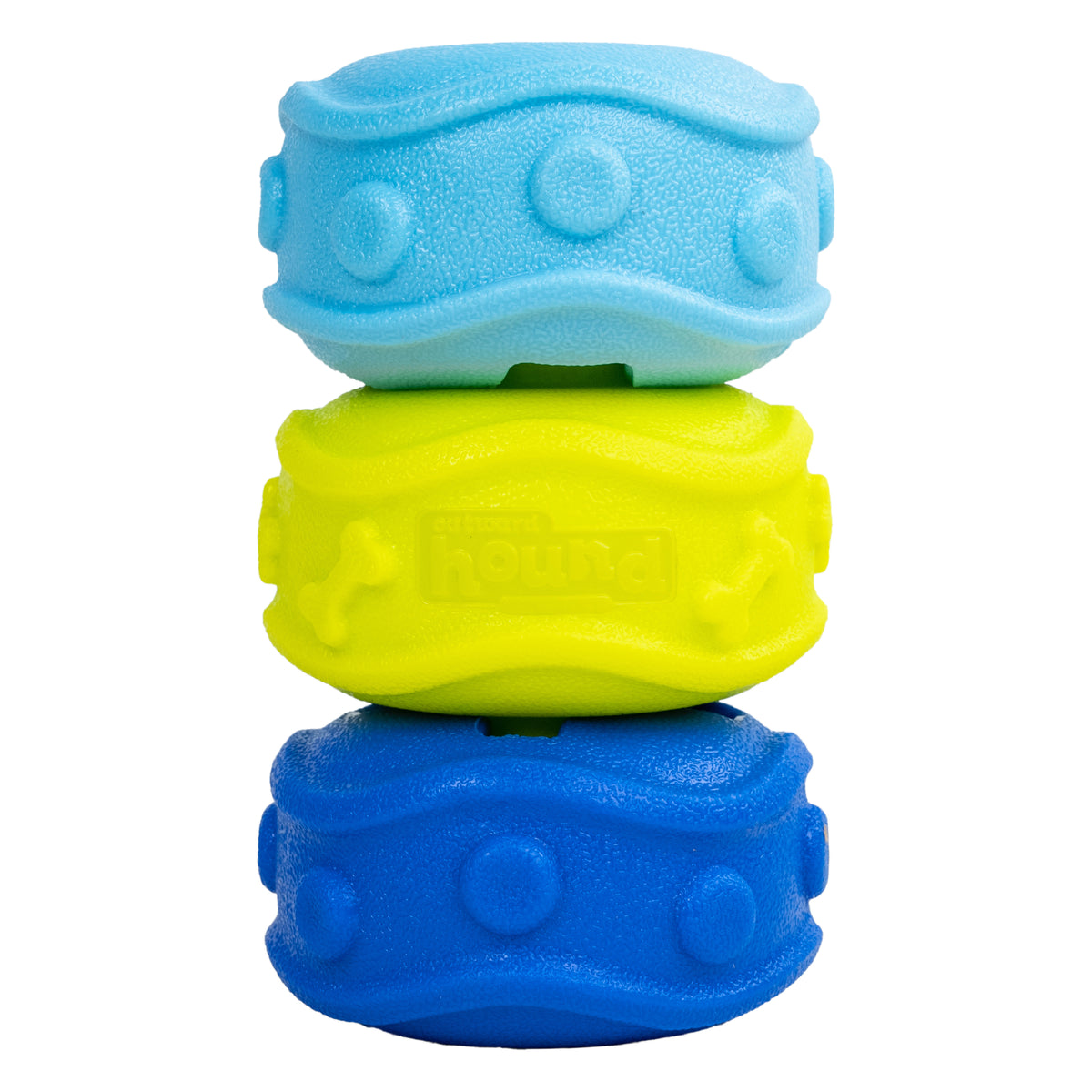 Outward Hound Treat Locking Discs Dog Treat Dispenser Toy Multicolor