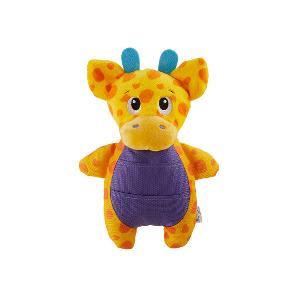 Nina Ottosson Puzzle Palz Giraffe TNT Interactive Plush Dog Puzzle Toy Yellow