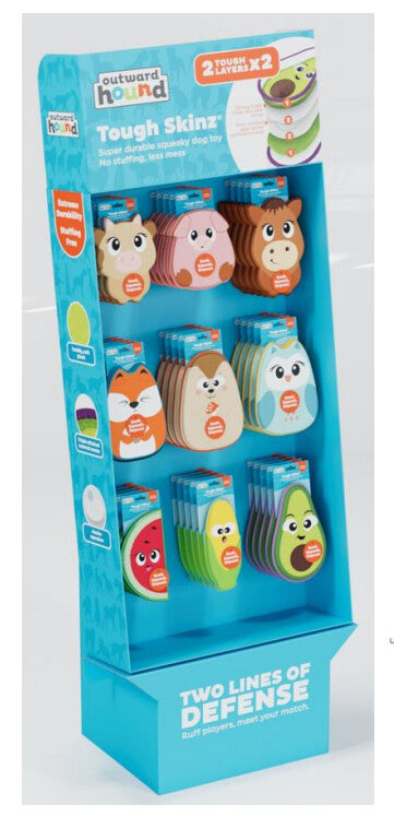 Outward Hound Tough Skinz Assortment Displayer 45 piece
