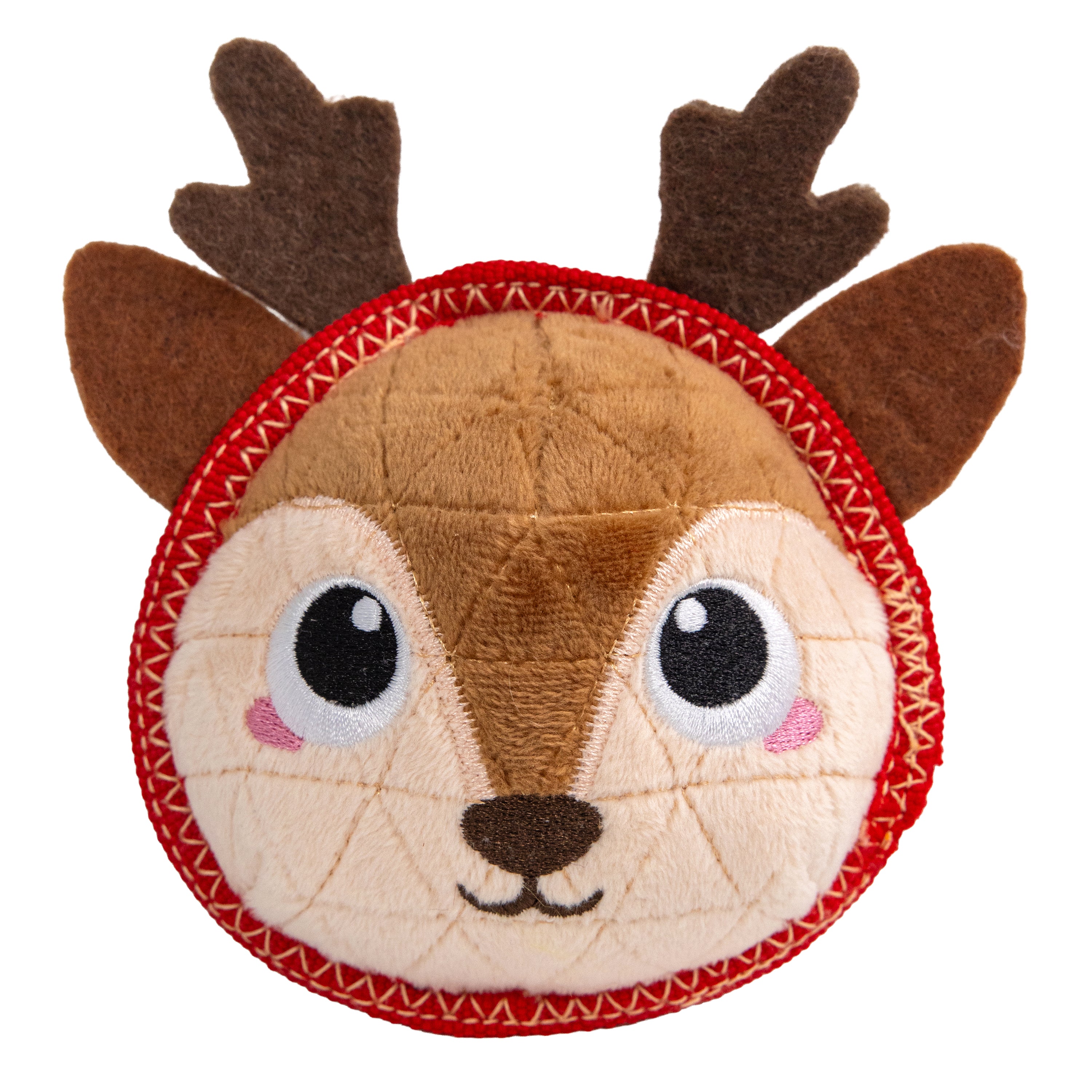 Outward Hound Xtreme Seamz Reindeer Dog Toy Brown Small