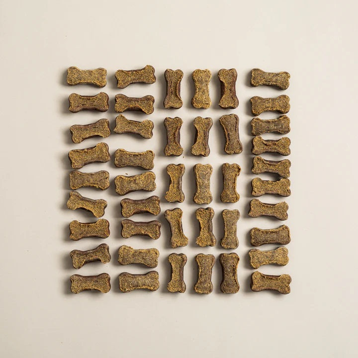 Polkadog Lucky Duck Bone Shaped Crunchy Dog Treats 7oz