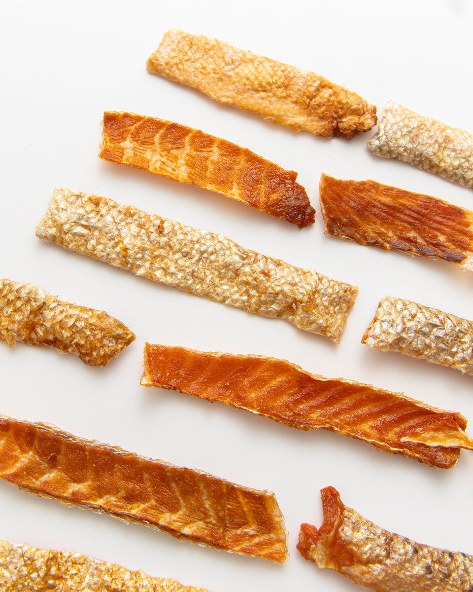 Polkadog Salmon Skin Jerky