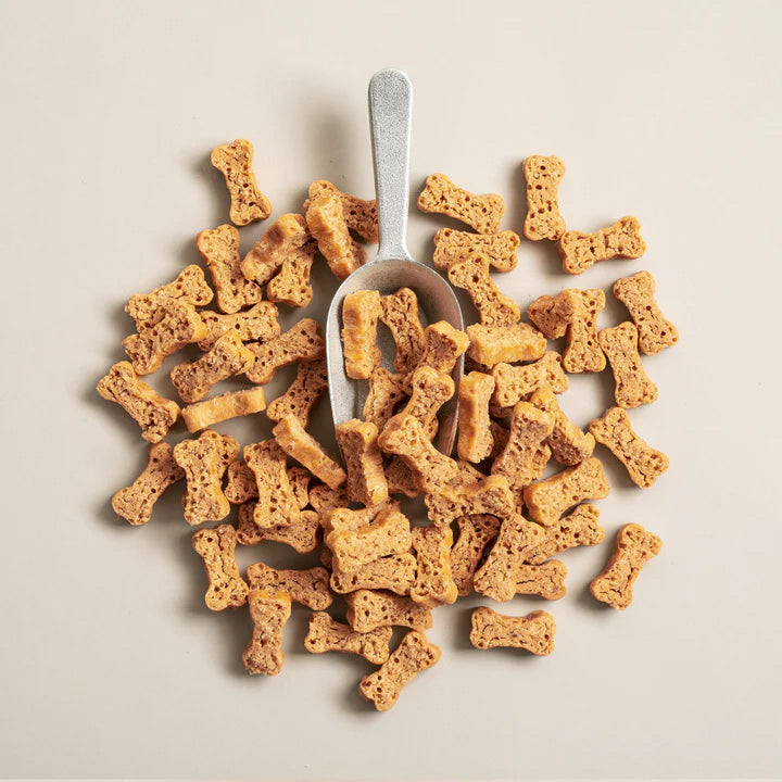 Polkadog Salmon Says Bone Shaped Crunchy Dog and Cat Treats 7oz