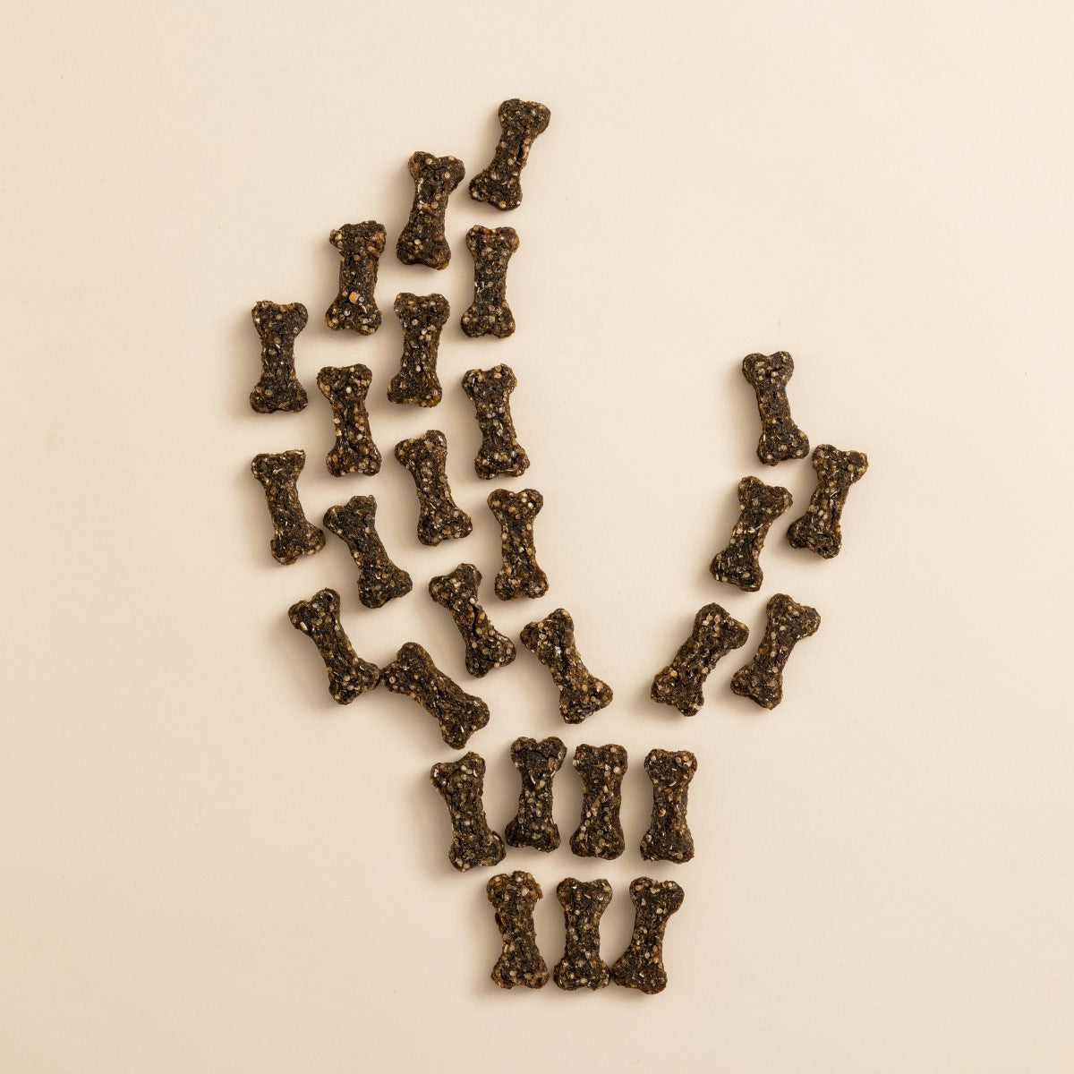 Polkadog Green Monstah Bone Shaped Crunchy Dog and Cat Treats Bulk 5lb