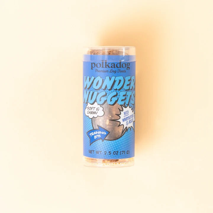 Polkadog Wonder Nuggets White Fish & Kelp Mini Tube 2.5oz