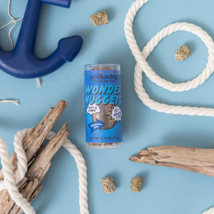 Polkadog Wonder Nuggets White Fish & Kelp Mini Tube 2.5oz