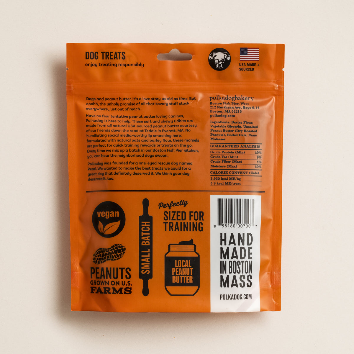 Polkadog Wonder Nuggets Training Bits Peanut Butter Soft & Chewy Dog Treats 10oz