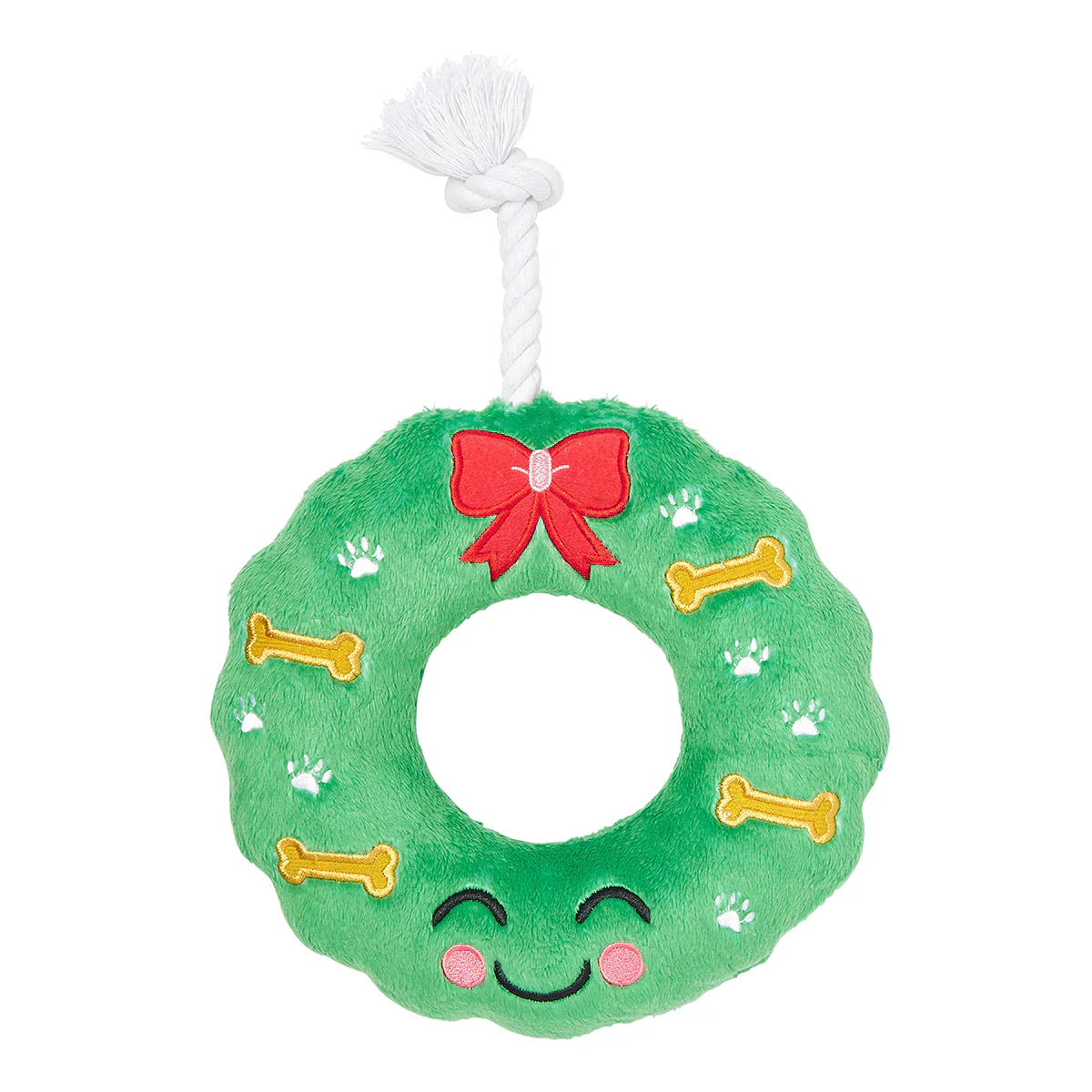 Pearhead Howliday Wreath Dog Toy