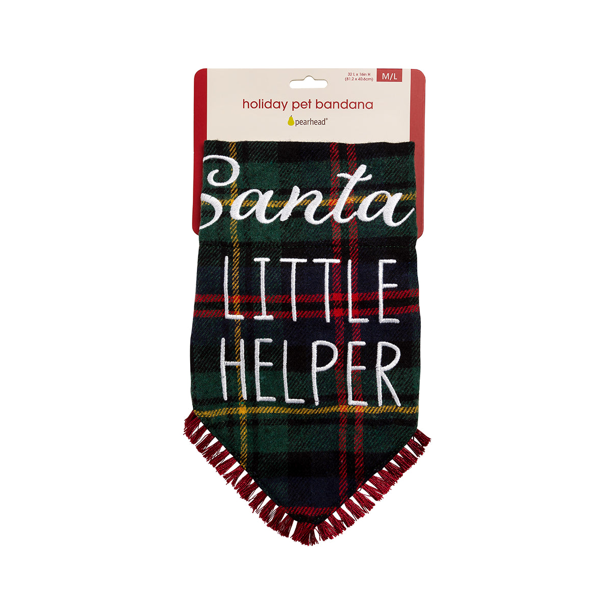Pearhead "Santa's Little Helper" Bandana