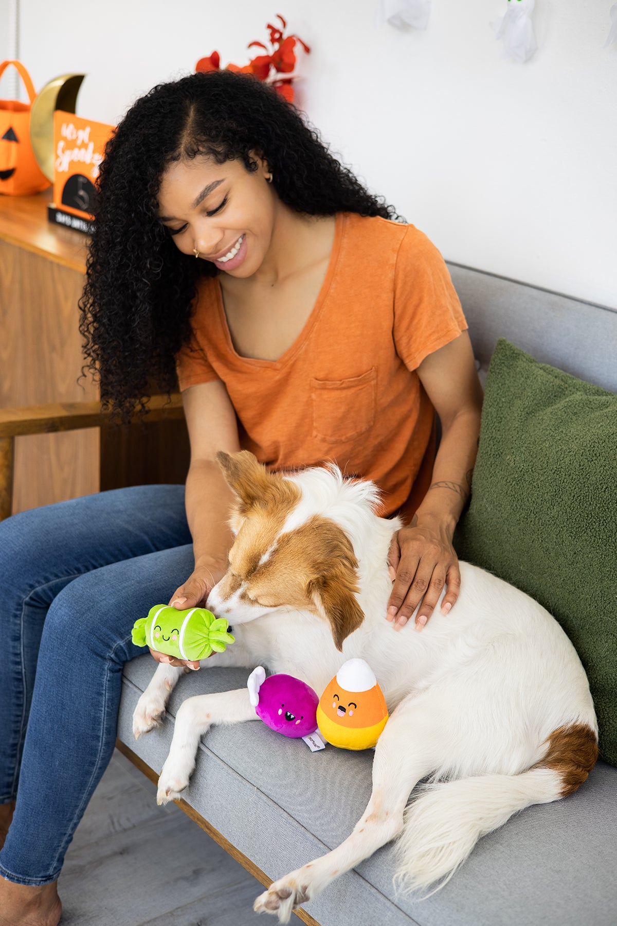 Pearhead Trick Or Treat Dog Toy Set