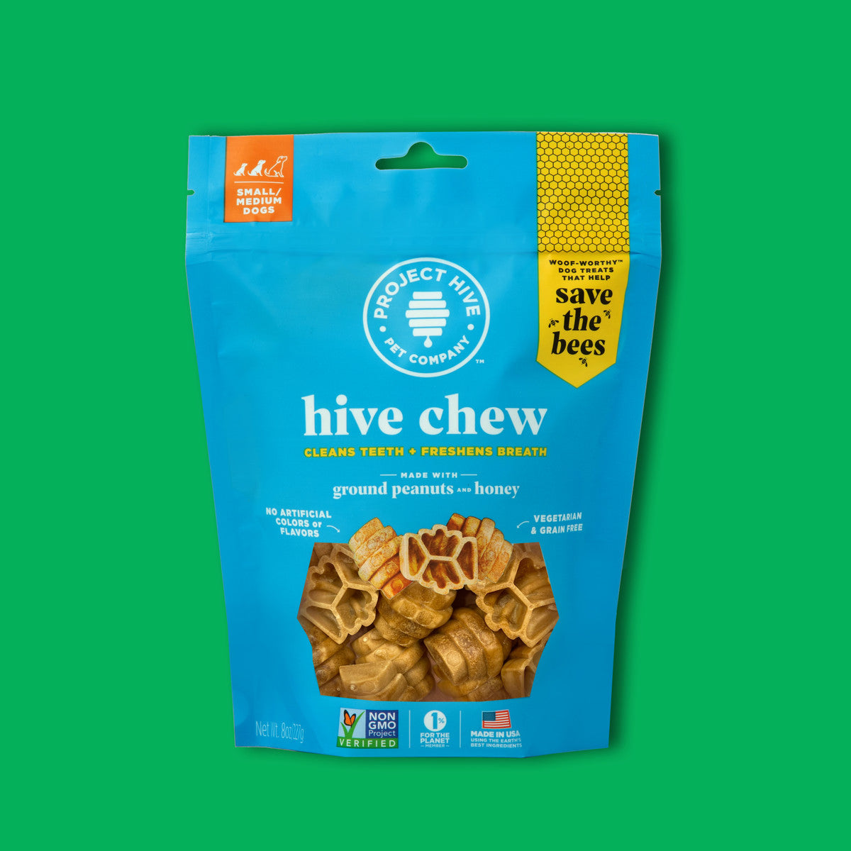 Project Hive Chew Treats Peanut Butter Small 8oz