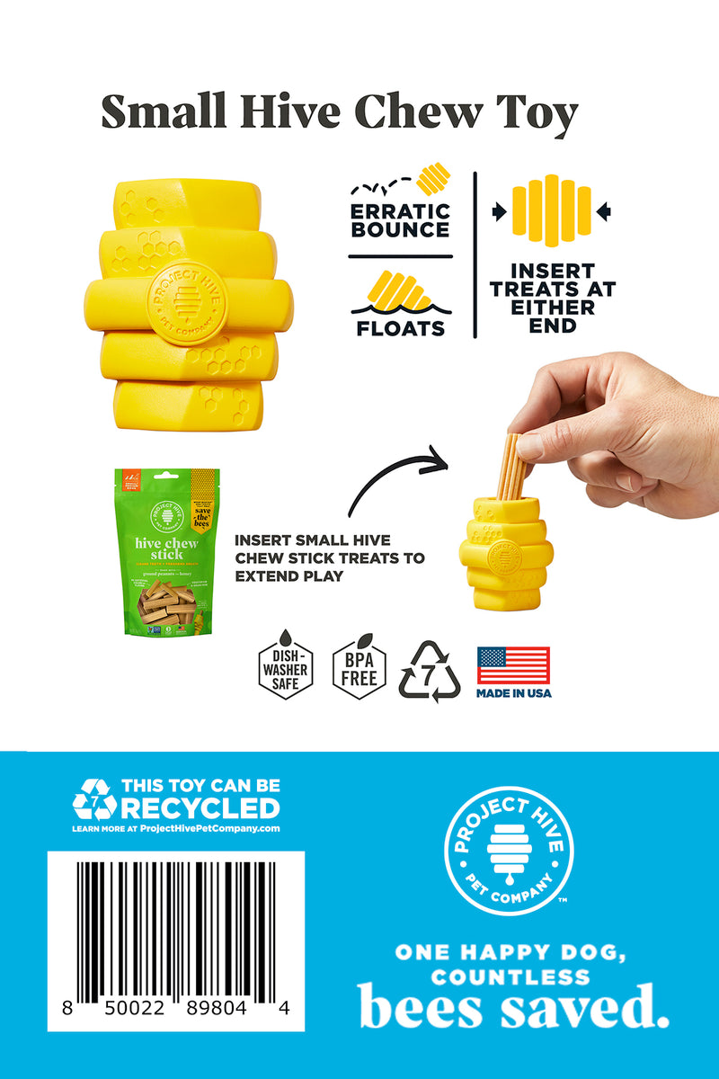 Project Hive Chew Toy Yellow Small