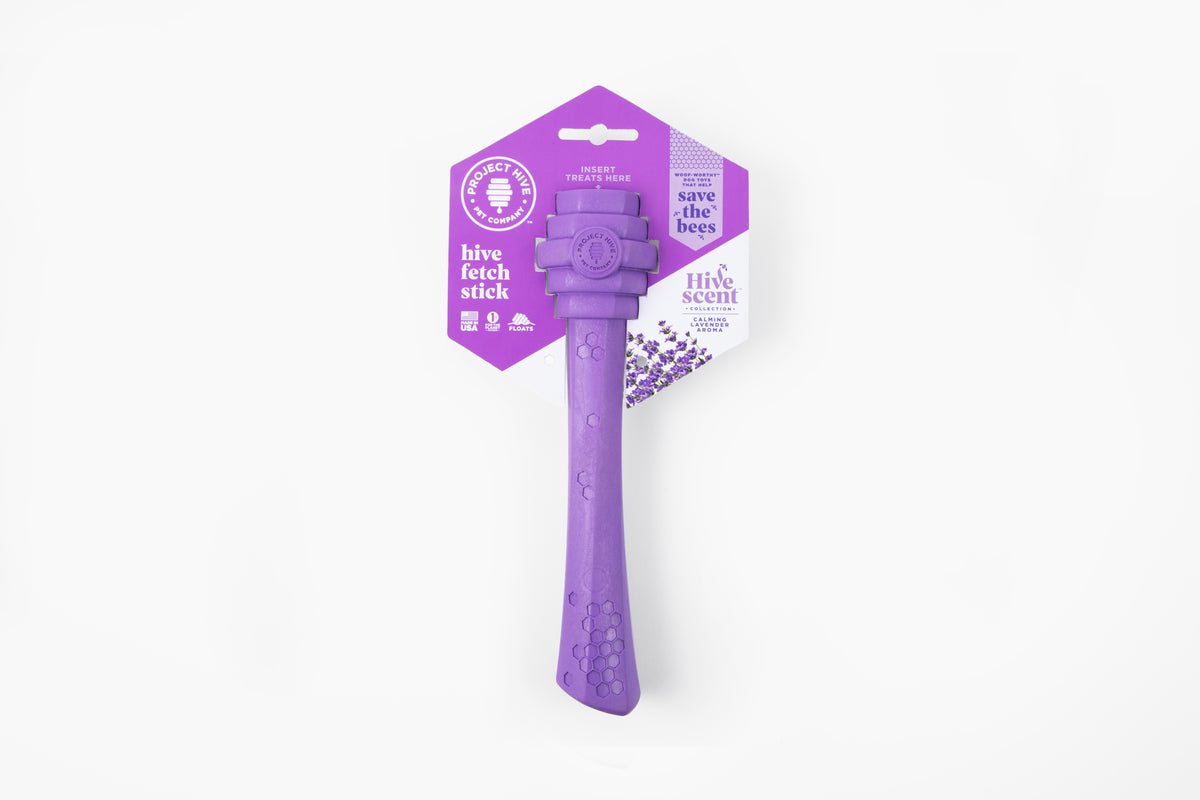 Project Hive Calming Lavender Scent Hive Fetch Stick Purple