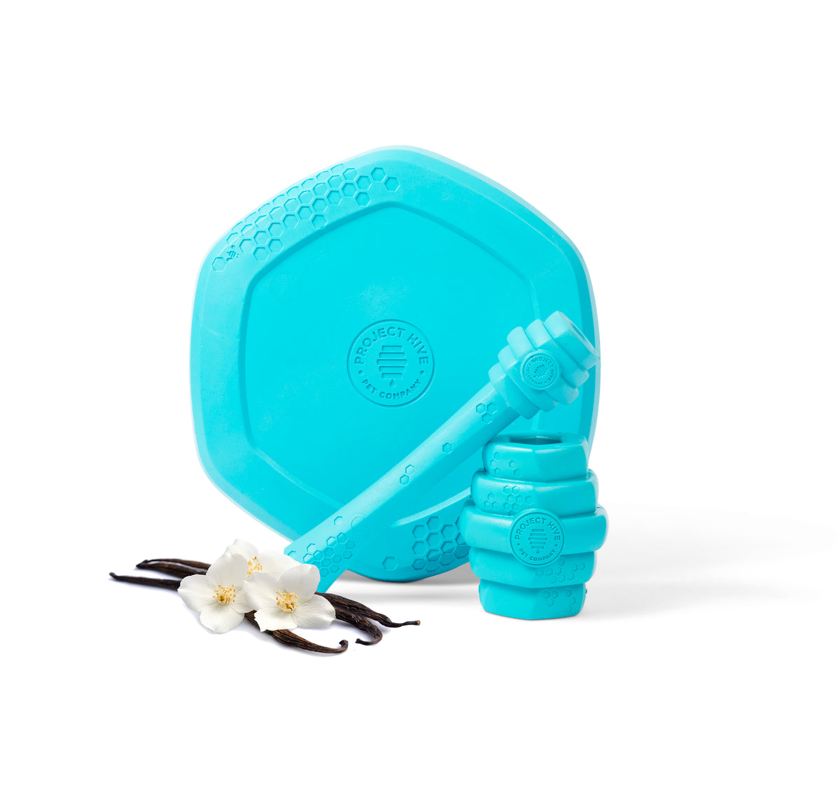 Project Hive Soothing Vanilla Scent Hive Disc & Lick Mat Blue
