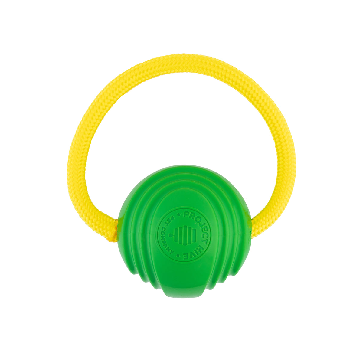 Project Hive Two Pack Looped Ball Dog Fetch Toy Green Blue