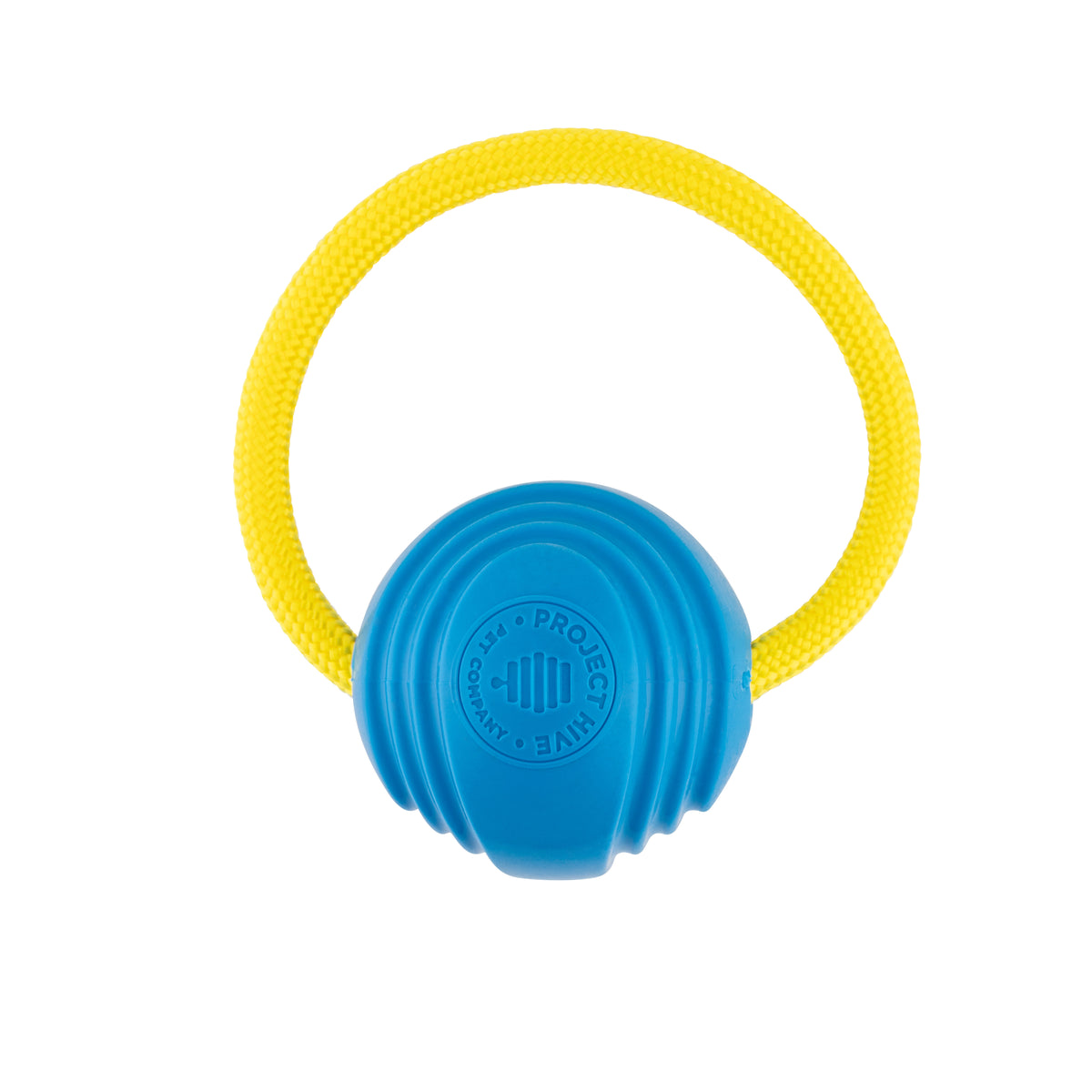 Project Hive Two Pack Looped Ball Dog Fetch Toy Green Blue