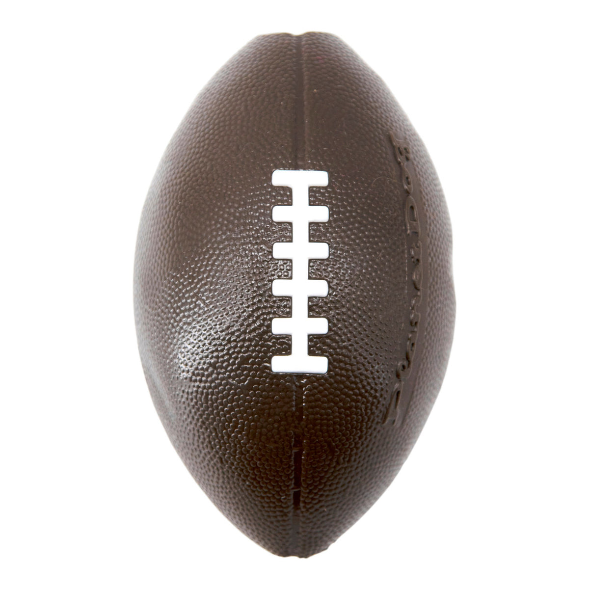 Planet Dog Orbee-Tuff Football Treat-Dispensing Dog Chew Toy Brown