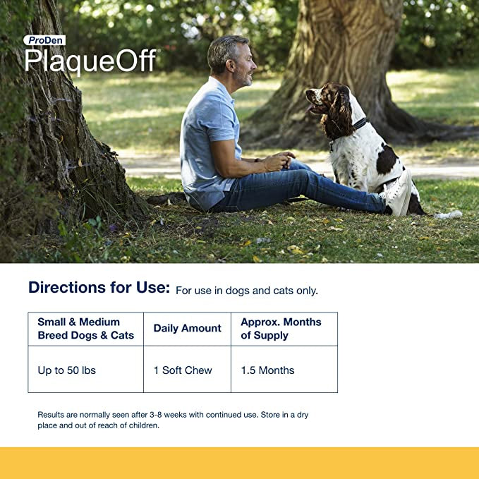 PlaqueOff Soft Chews Small/Medium Breed 45ct