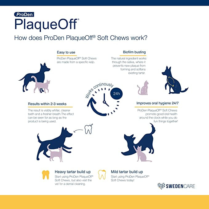PlaqueOff Soft Chews Small/Medium Breed 90ct