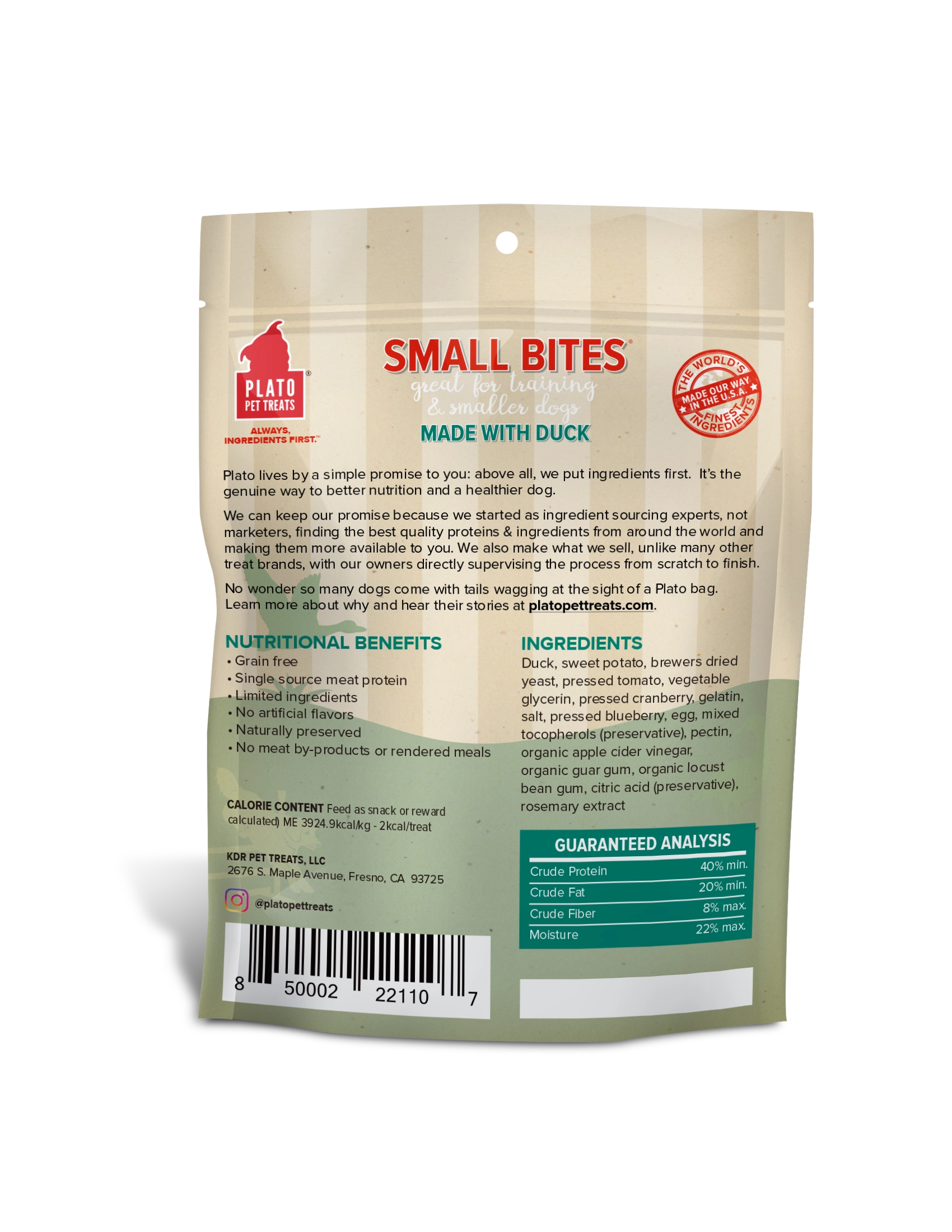 Plato Small Bites Duck 2.5oz