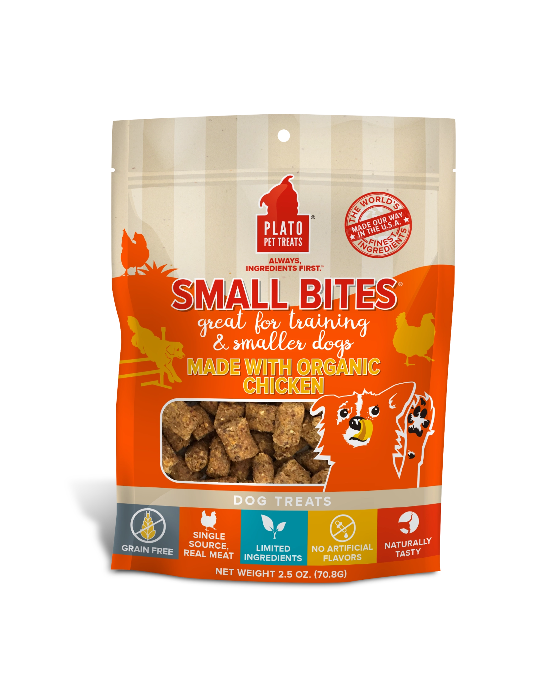 Plato Small Bites Organic Chicken 2.5oz