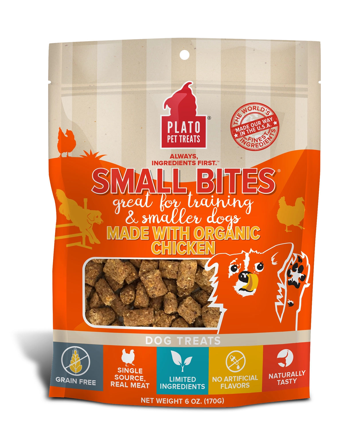 Plato Small Bites Organic Chicken 6oz