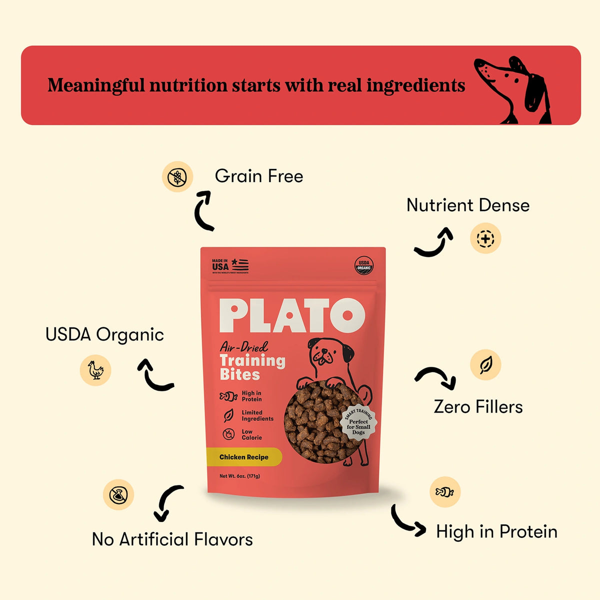 Plato Small Bites Organic Chicken 6oz