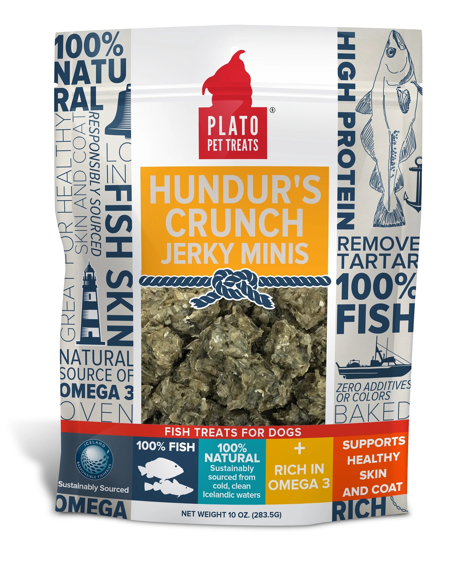 Plato Hundur's Crunch Jerky Minis 10oz