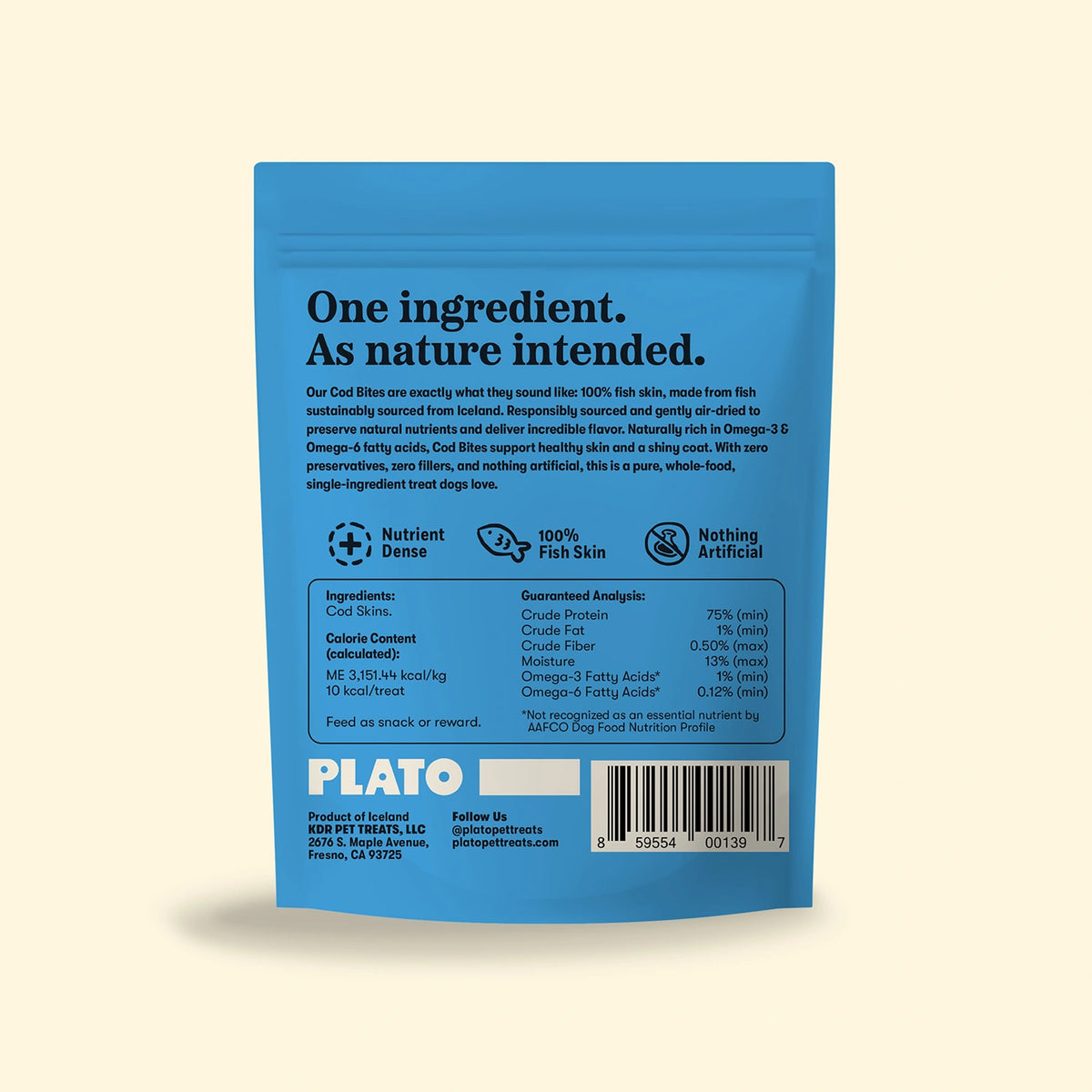 Plato Air-Dried Cod Bites 10oz