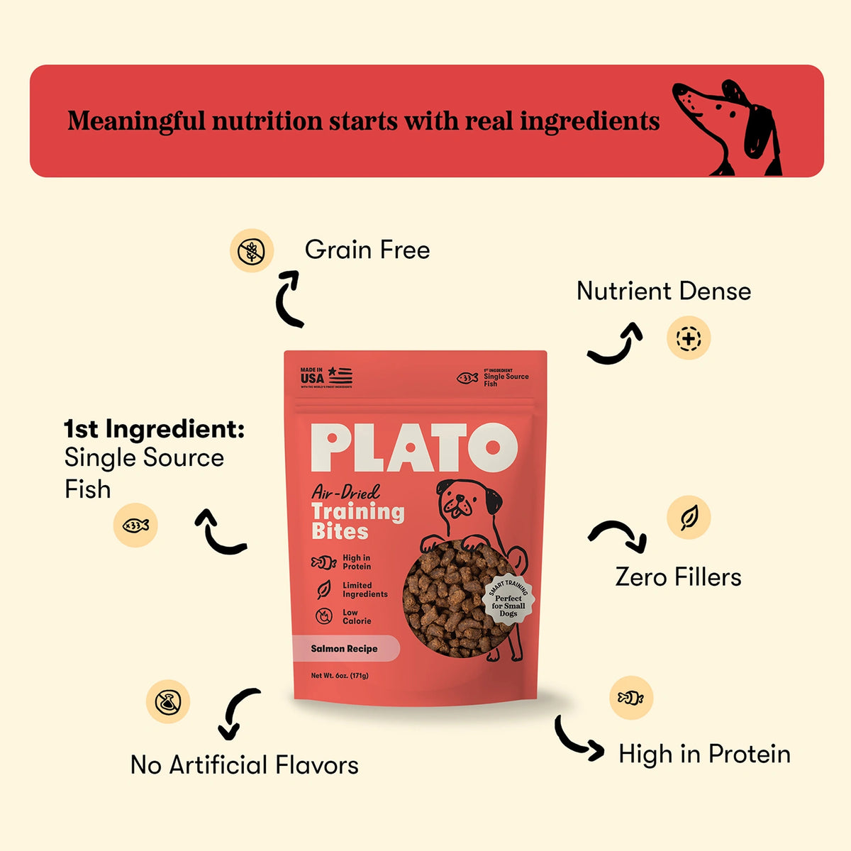 Plato Small Bites Salmon 6oz