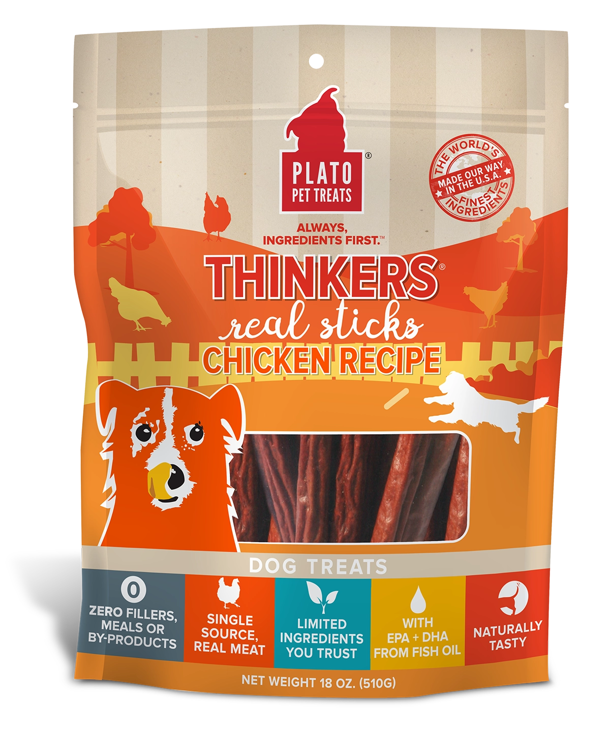 Plato Thinkers Chicken 18oz