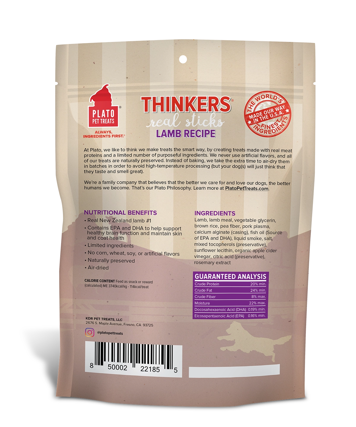 Plato Thinkers Lamb 10oz