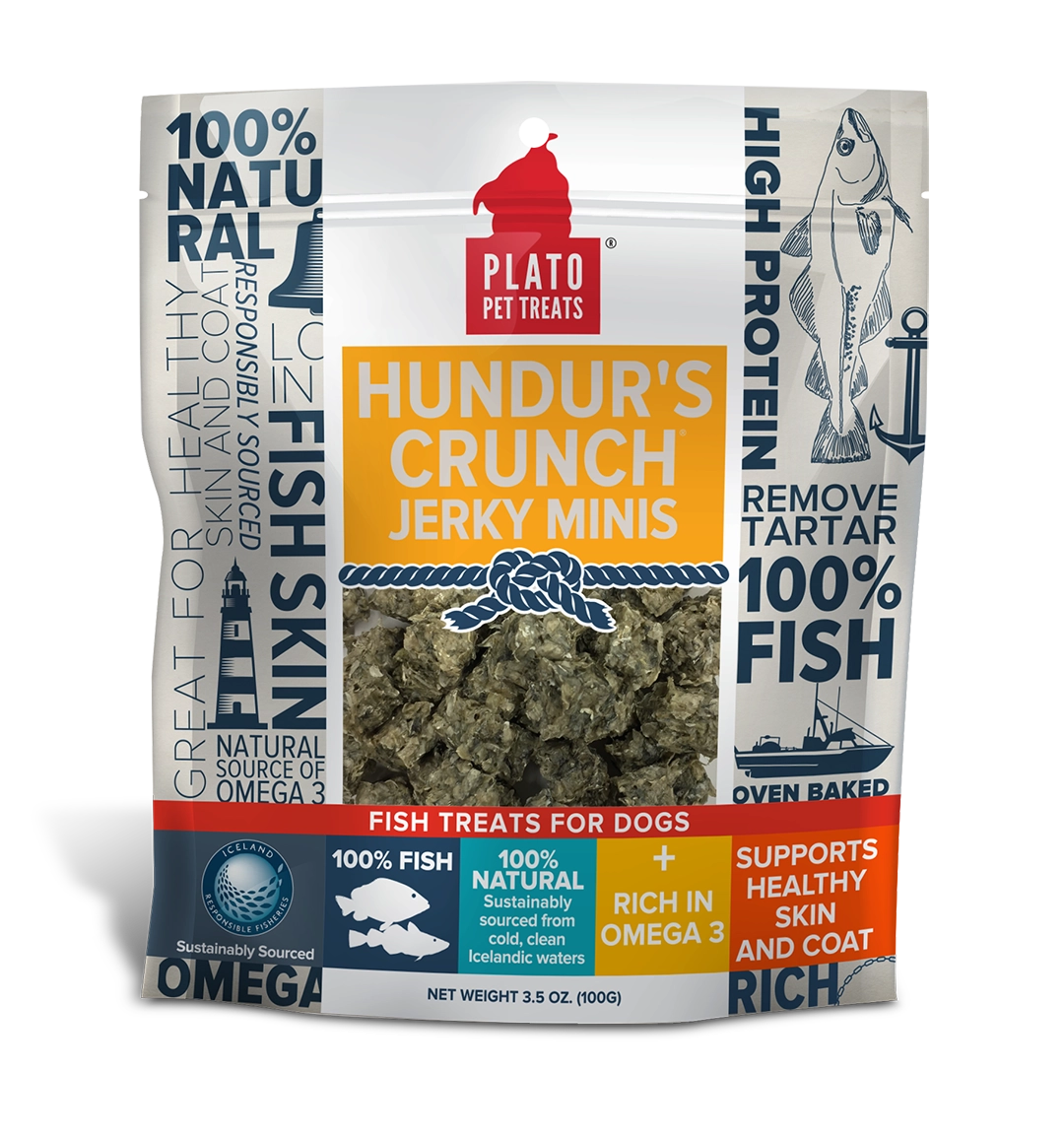 Plato Hundur's Crunch Jerky Minis 3.5oz