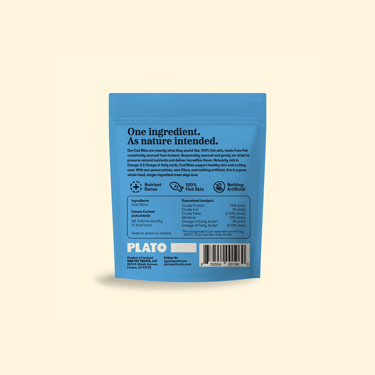 Plato Air-Dried Cod Bites 3.5oz