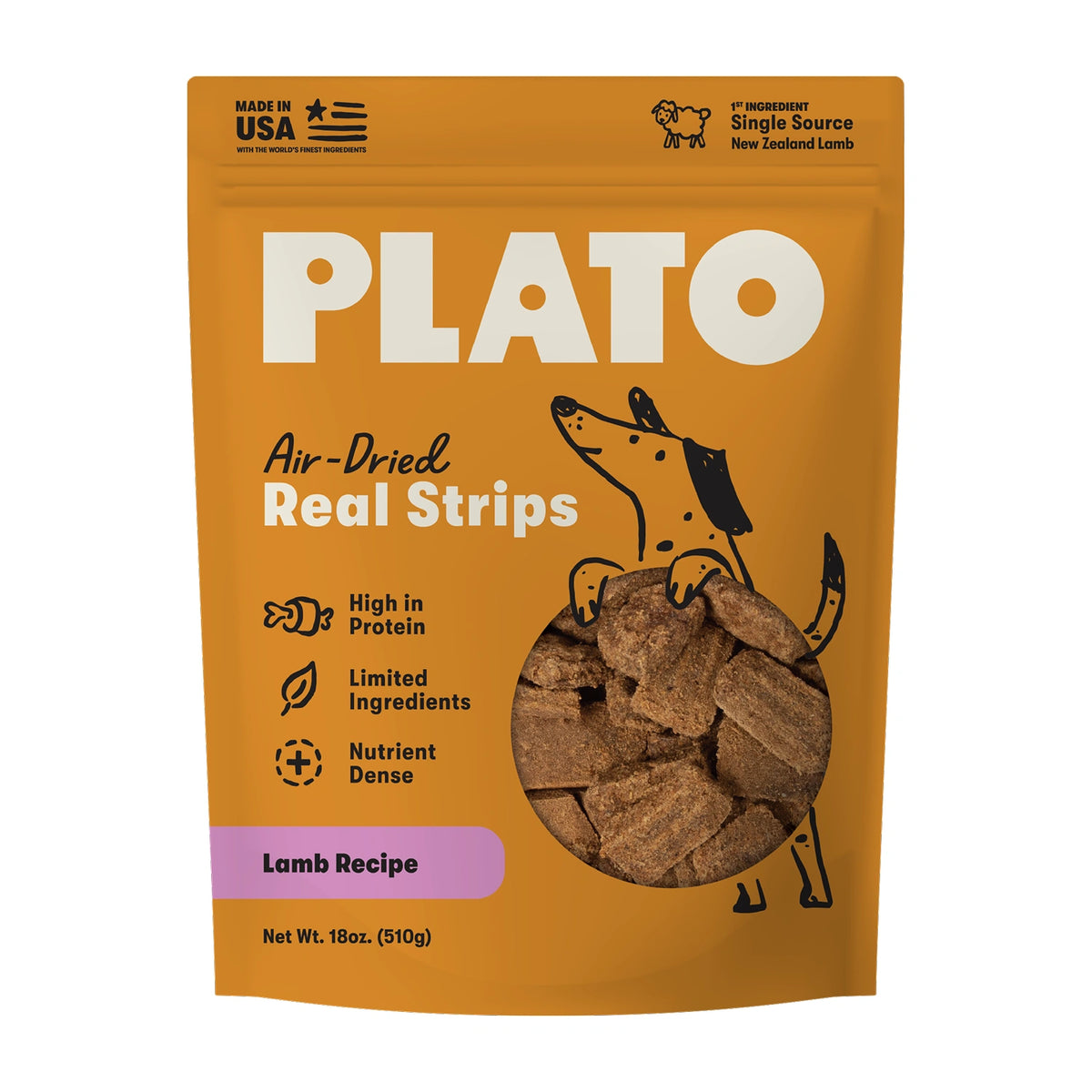 Plato Original Real Strips Lamb 18oz
