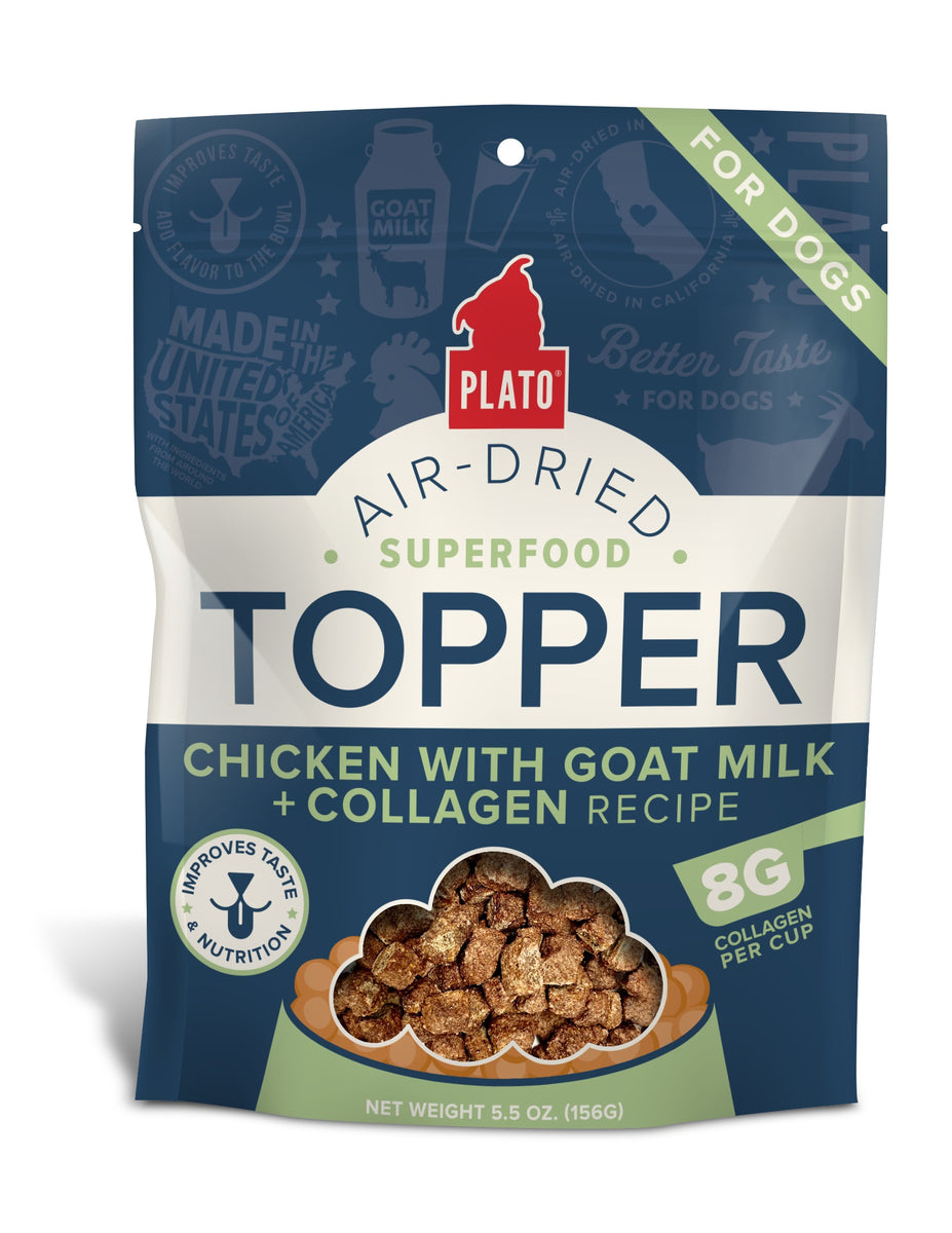 Plato Food Topper Chicken with Goat Milk & Collagen Recipe 5.5oz