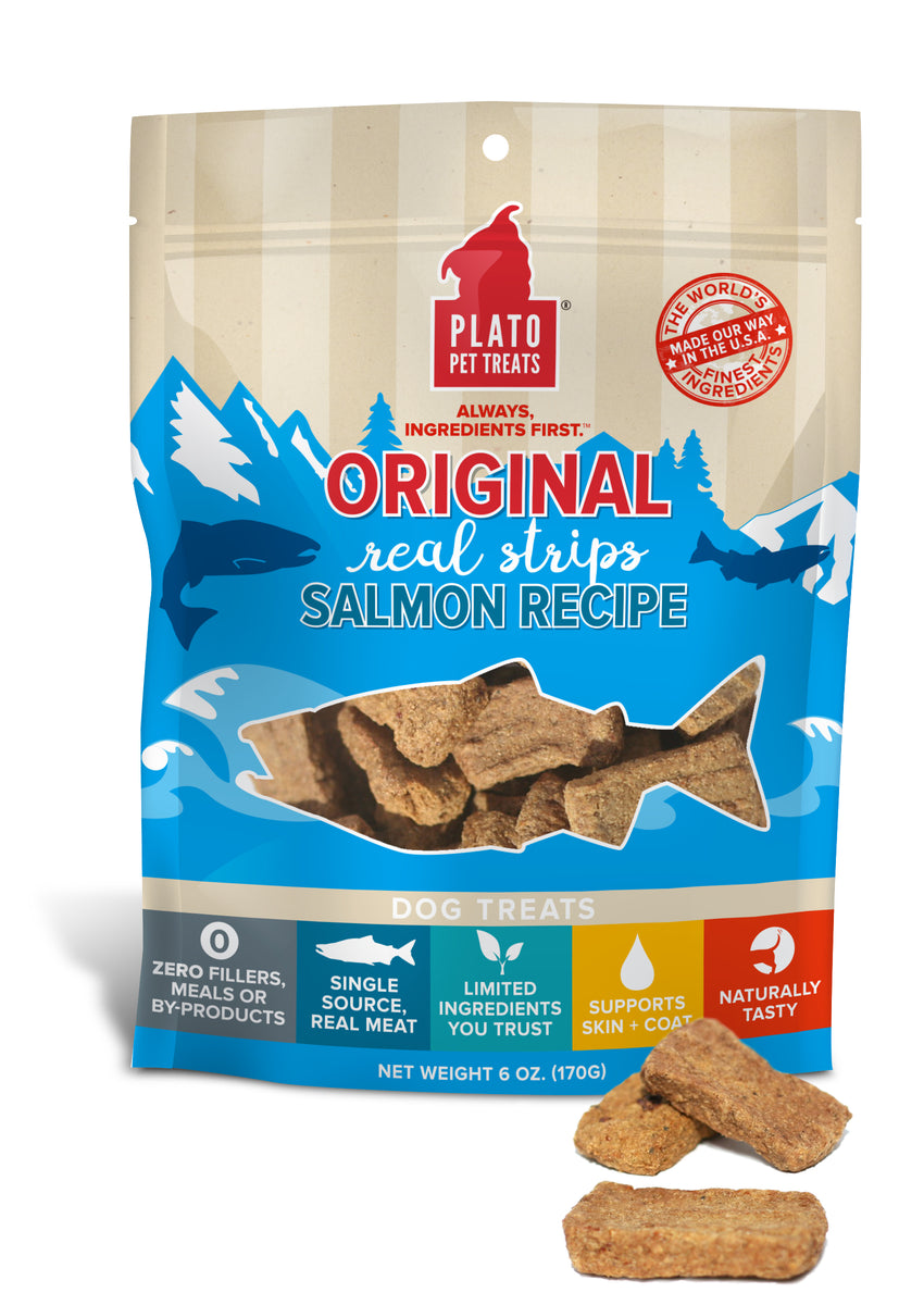 Plato Original Real Strips Salmon 6oz