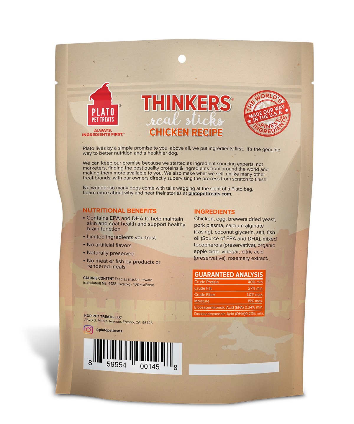 Plato Thinkers Chicken 10oz