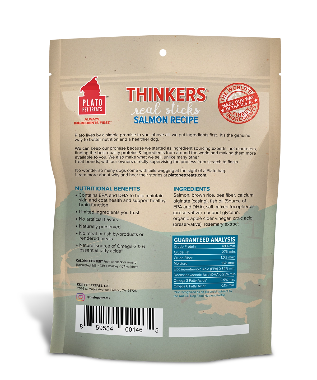 Plato Thinkers Salmon 10oz