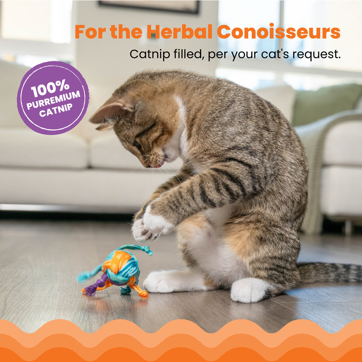 Catstages Tons of Tails Dental Catnip Cat Toy