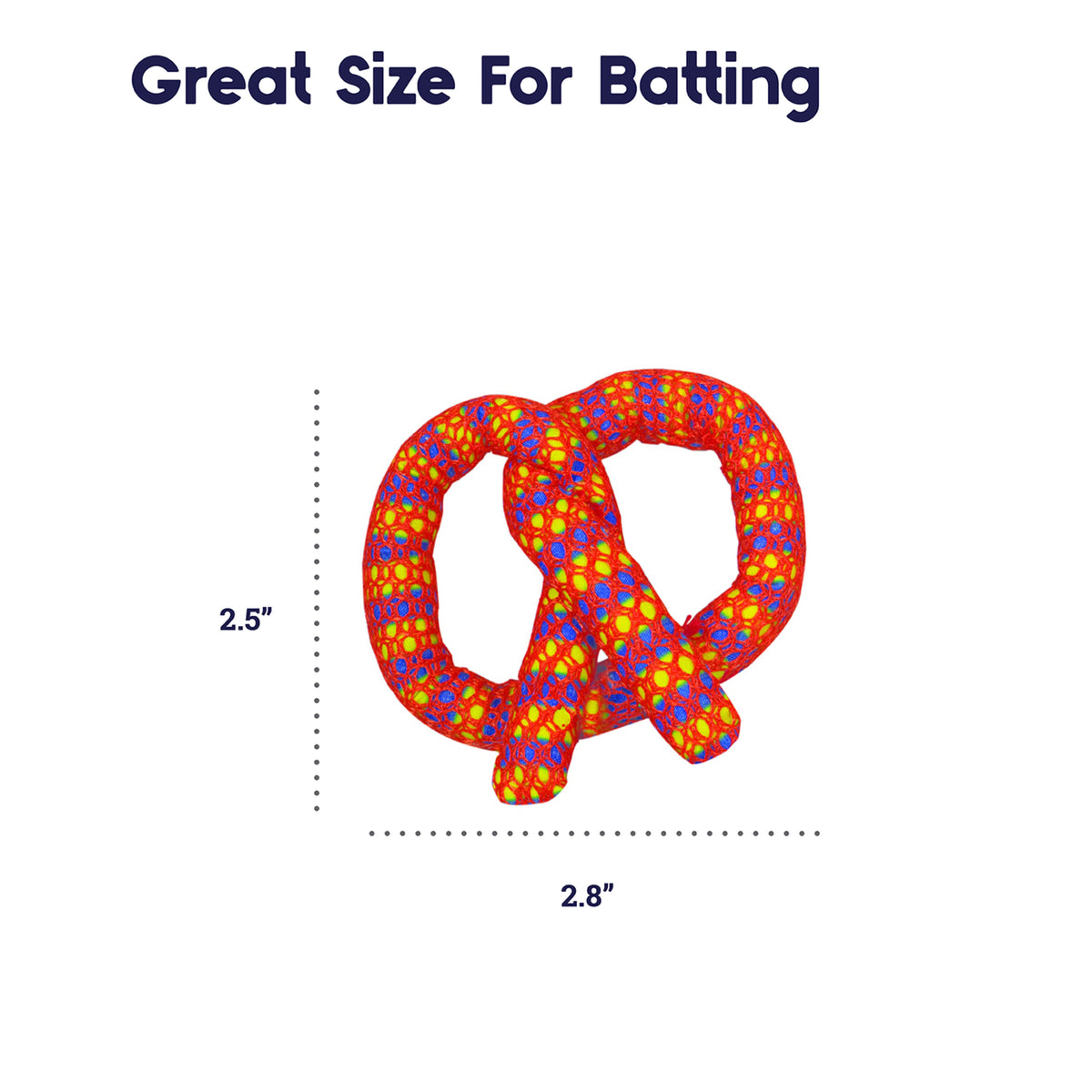 Catstages Catnip Plaque Away Pretzel Dental Cat Chew Toy