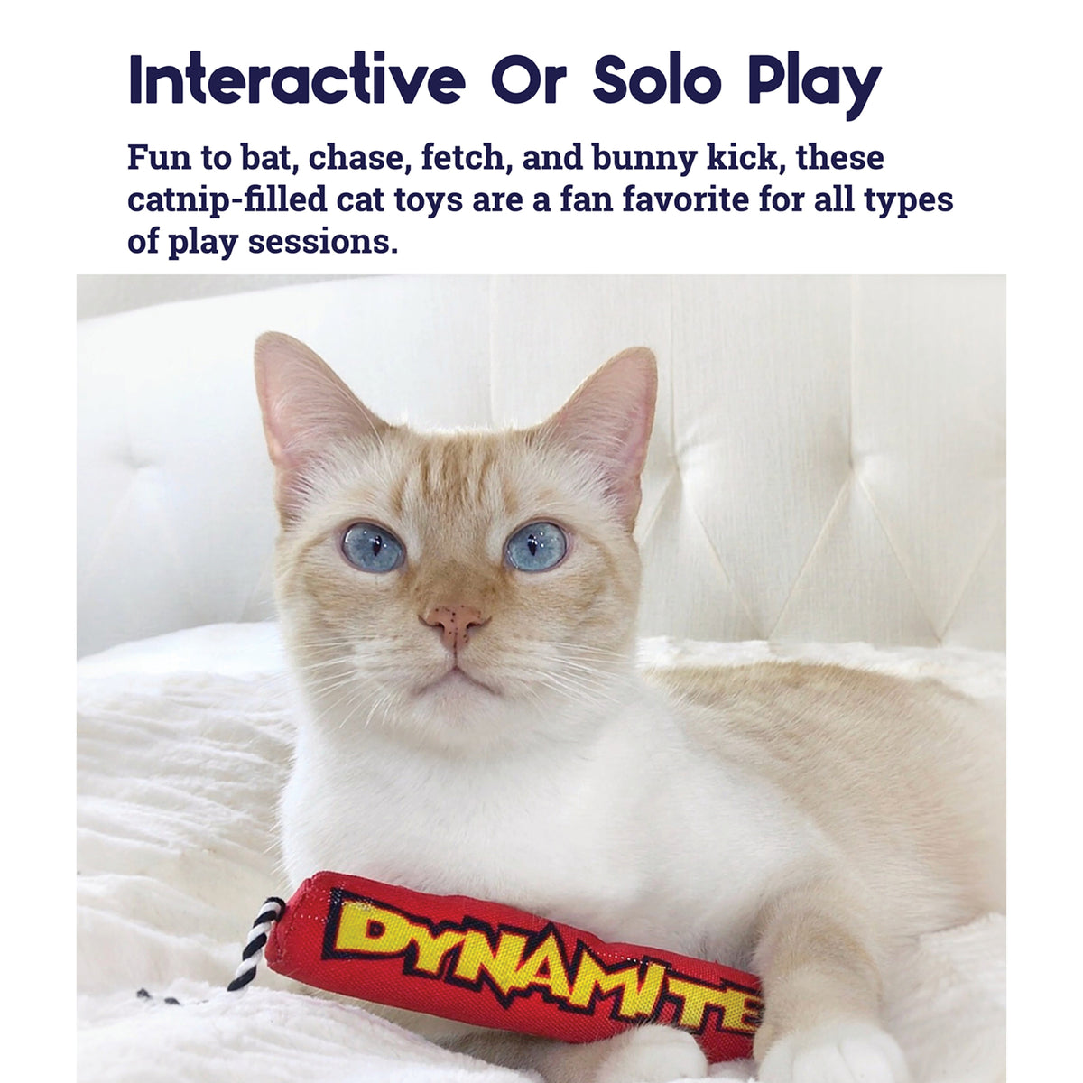 Catstages Green Magic Dynamite Stick Catnip Cat Toy